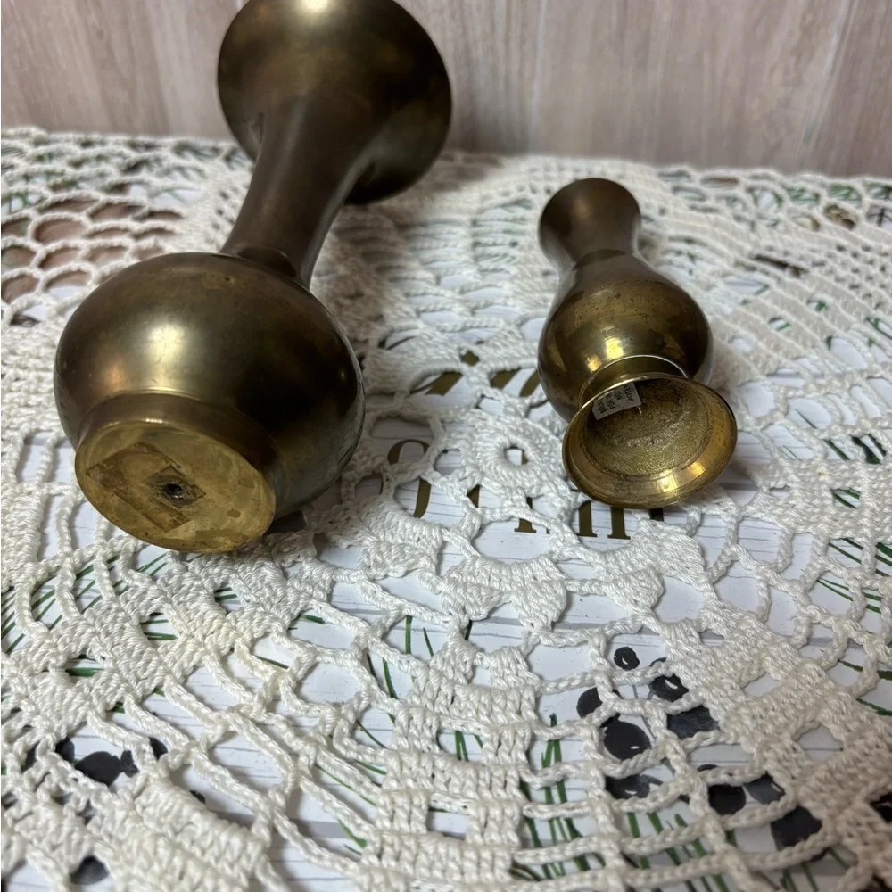 Elegant Brass Vases Small